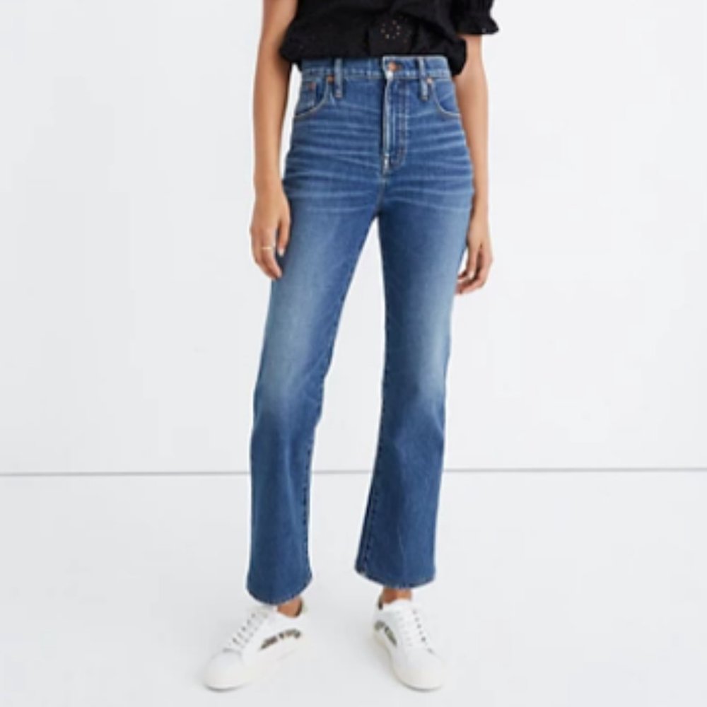 Madewell Slim Demi-Boot Jeans in Sundale Wash sz 28